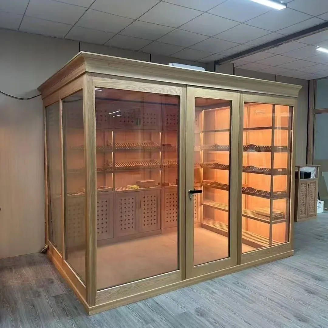 Stepped 1000L Stainless Steel Wine Cabinet with Dual-Zone Control detail