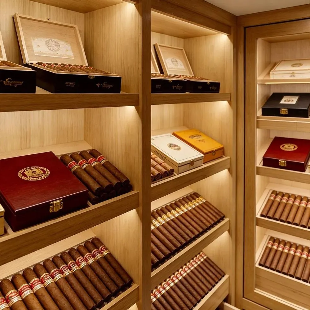 ROYAL METAL Stainless Steel Cigar Humidor Cabinet 448L Digital project detail