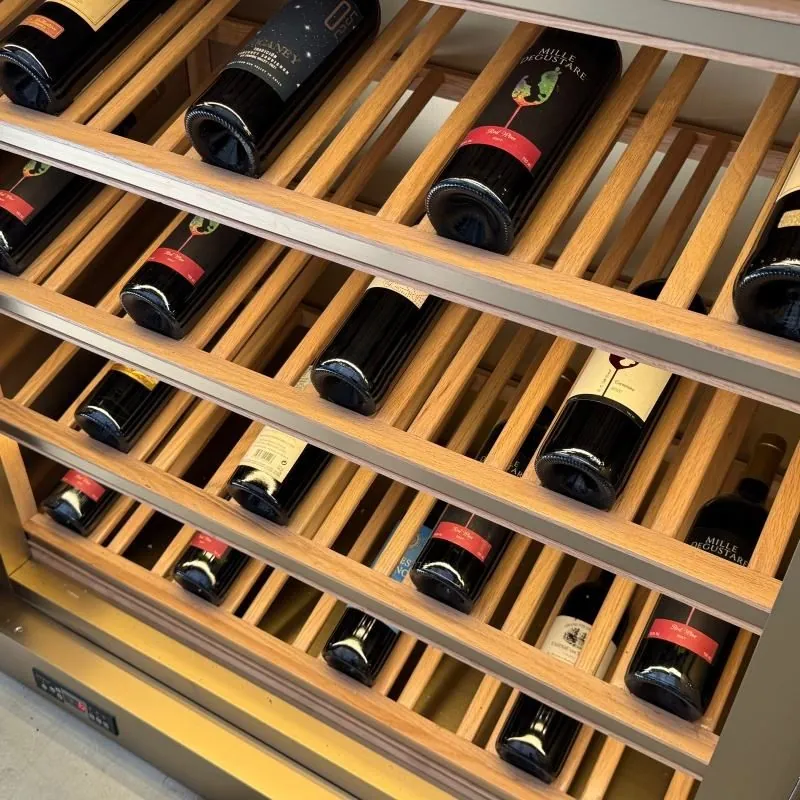 Stainless Steel Wine Cabinet 1000L Dual Zone, Glass Door 4