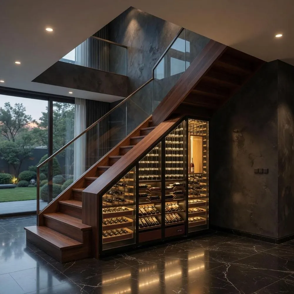 Temperature-Controlled Wine Cabinet 100L, Stainless Steel Dual Zone project detail