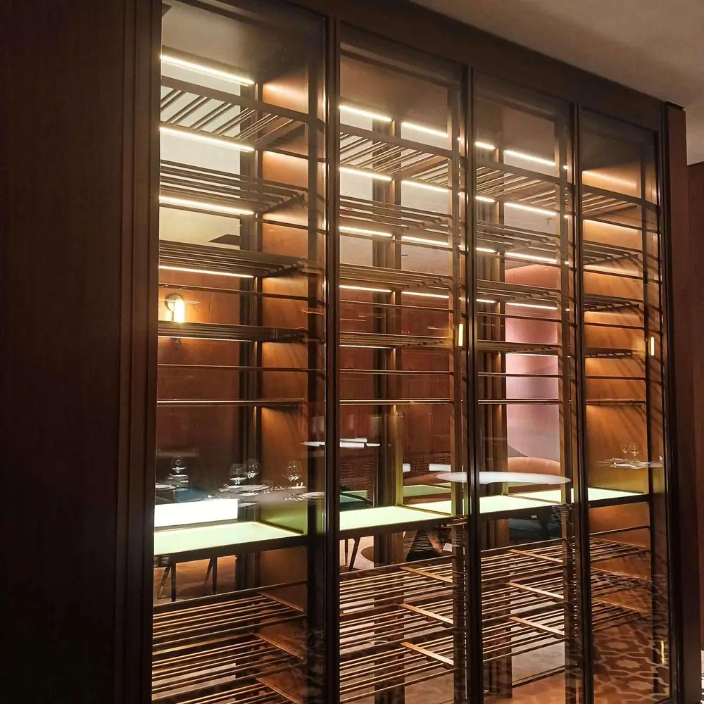 wine cabinet Stainless Steel, Glass