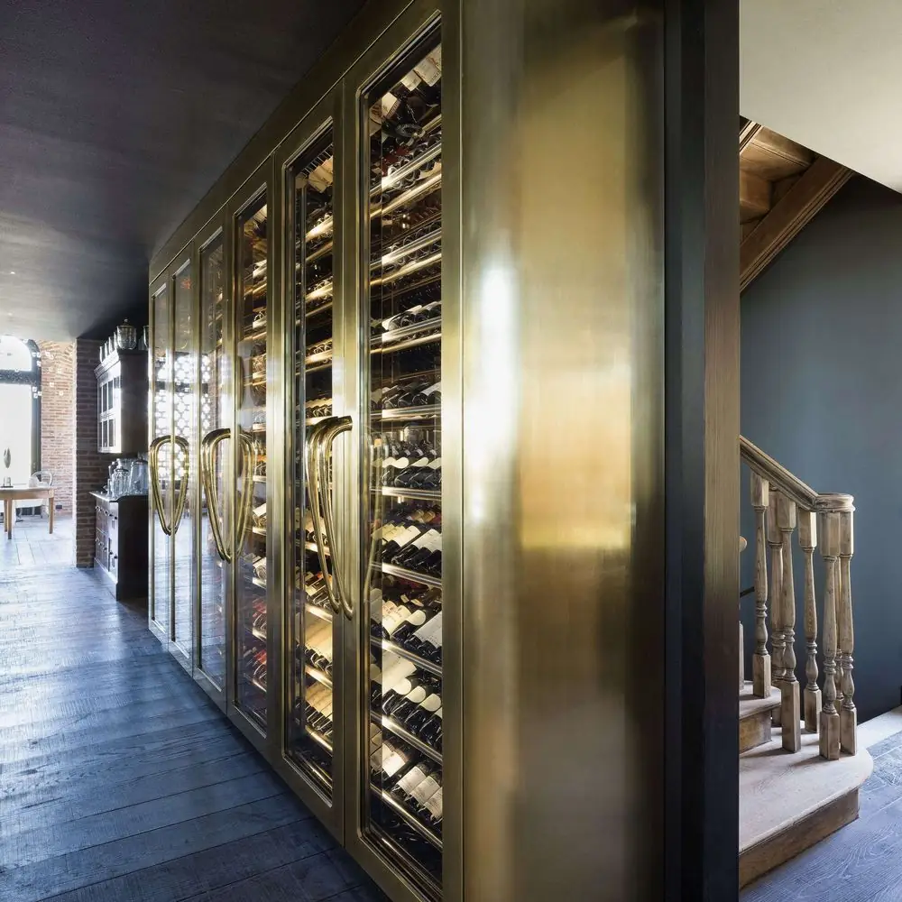 wine cabinet Stainless Steel, Glass