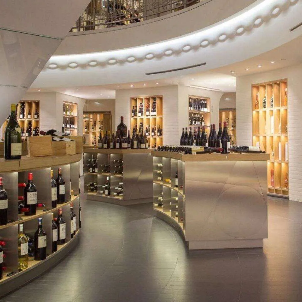 Stainless Steel Wine Cellar 200 Bottles, Solid Wood with Cooling 4