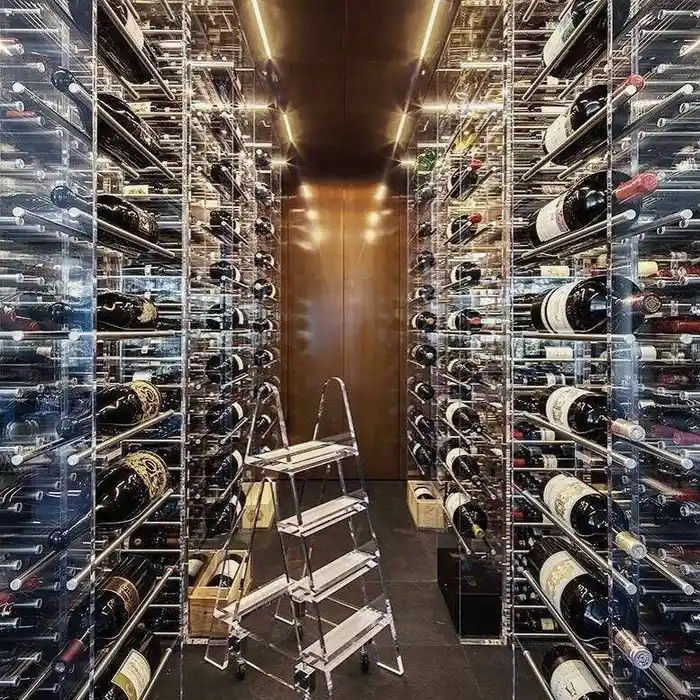 Stainless Steel Wine Cellar 120 Bottles F-88, Temperature Controlled 4